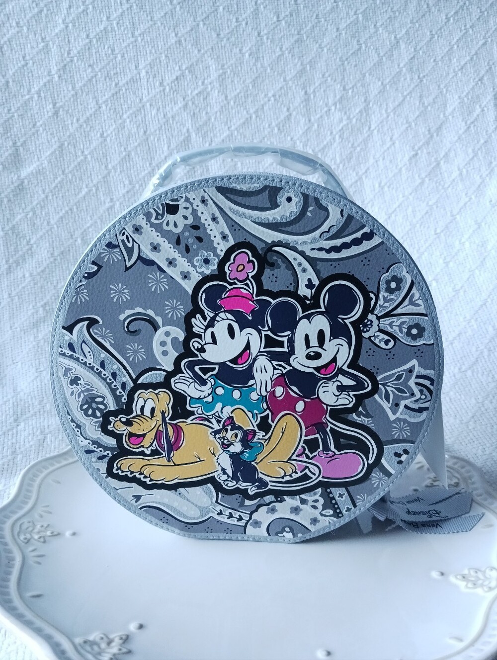 Vera Bradley × Disney Mickey Mouse Piccadilly Paisley Whimsy Cosmetic Case